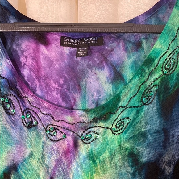 🎉SALE🎉Colorful Tie-Dye Women's Top - Picture 2 of 3